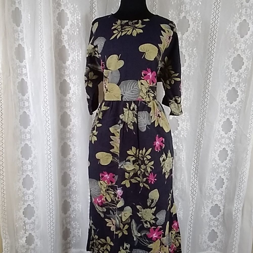 ZANZEA FASHIONS 100%COTTON WOMEN'S FLORAL DRESS SIZE, - Picture 3 of 12